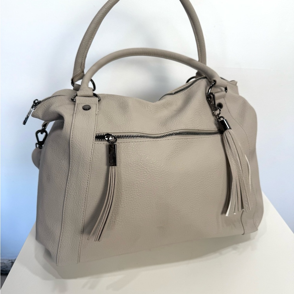 Steve Madden Cream Tote Bag